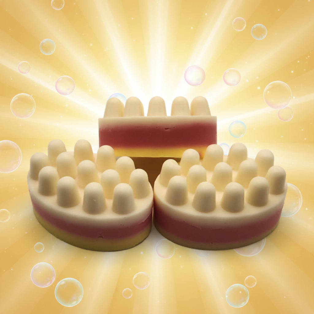 Pink Watermelon Lemonade Massage Soap Bars — Solace Botanical