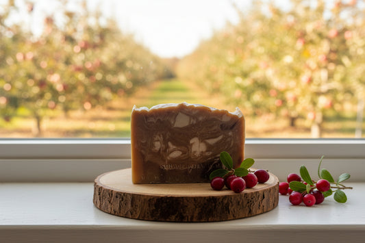 Crimson Orchard Soap – A Juicy Burst of Botanical Luxury